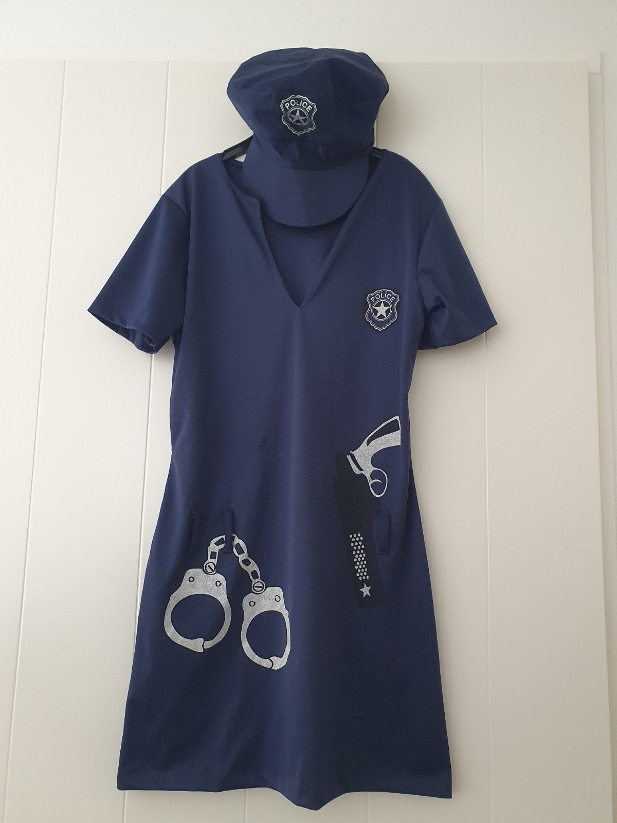 Politie jurk met pet., Kinderen en Baby's, Ophalen of Verzenden, 146 t/m 152, Meisje