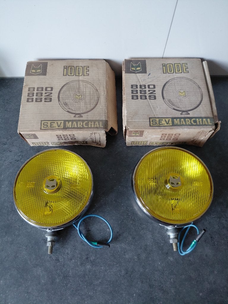 NOS Set S.E.V. Marchal Iode 880 Mistlampen VW BMW Oldtimer, Verzenden, Nieuw, BMW
