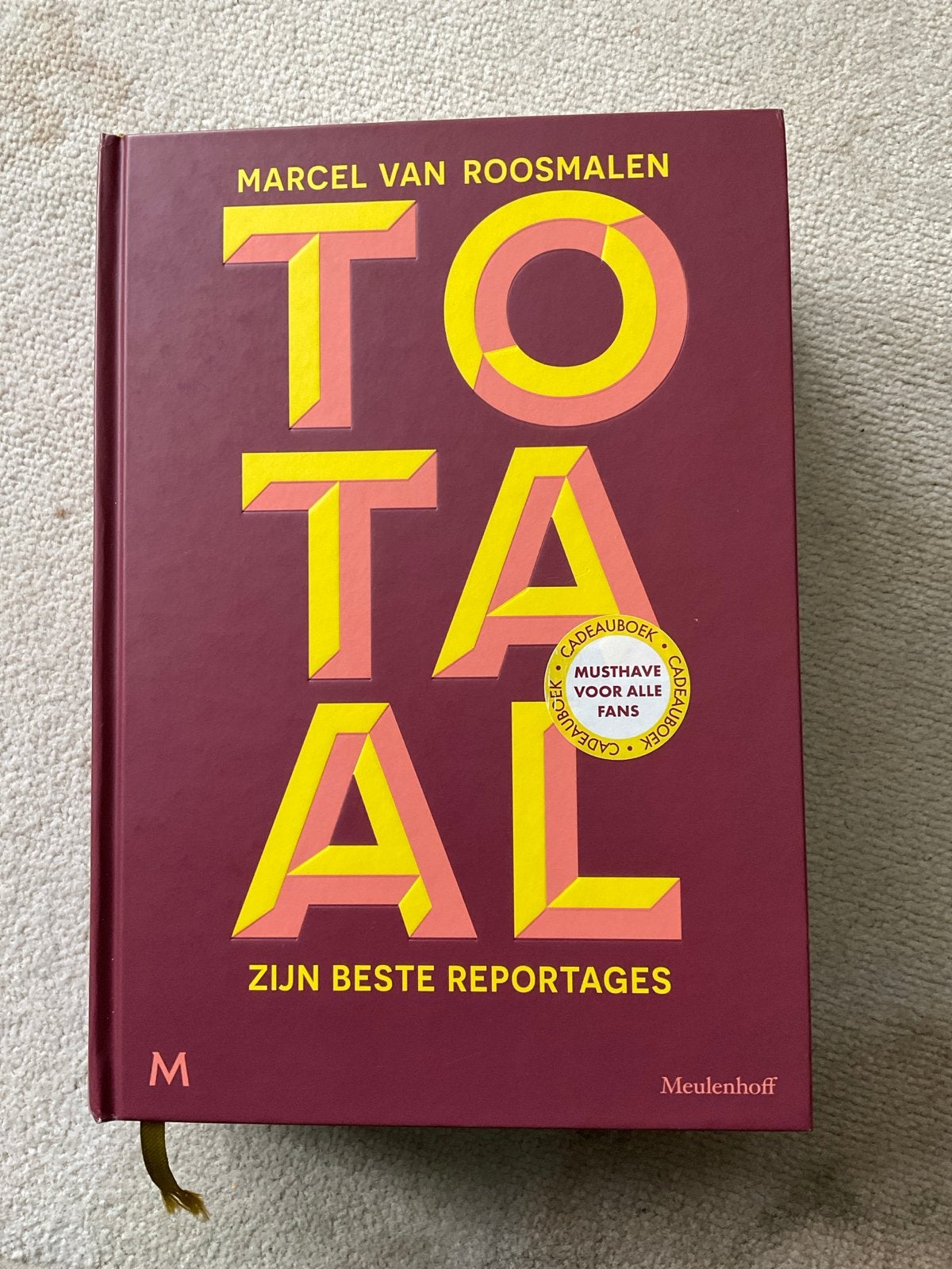 Marcel van Roosmalen - TOTAAL: Zijn Beste Reportages, Ophalen of Verzenden, Zo goed als nieuw