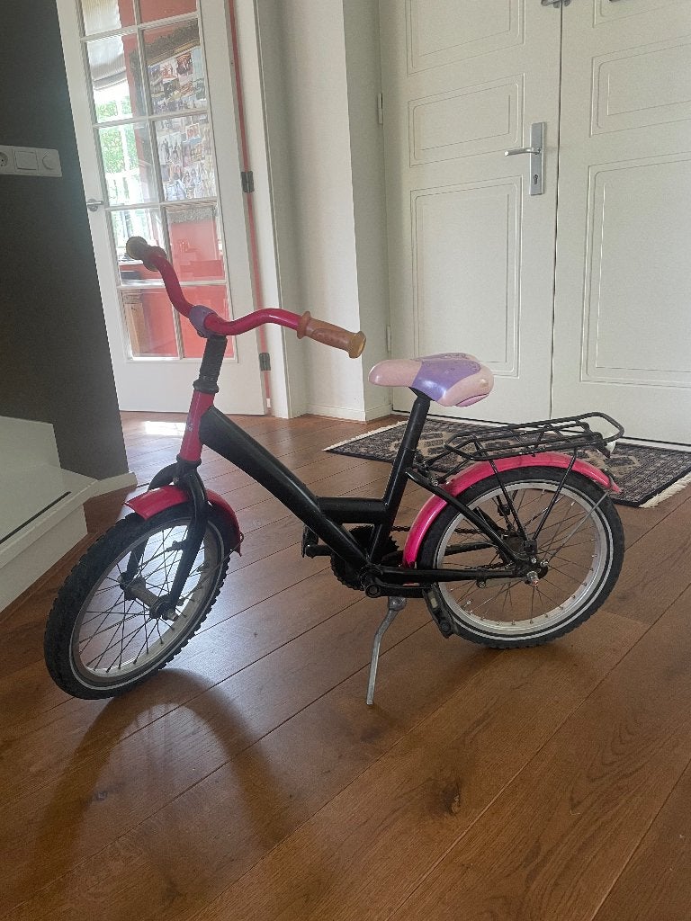 Kinderfiets, Fietsen en Brommers, Ophalen, Terugtraprem, Gebruikt, Minder dan 16 inch
