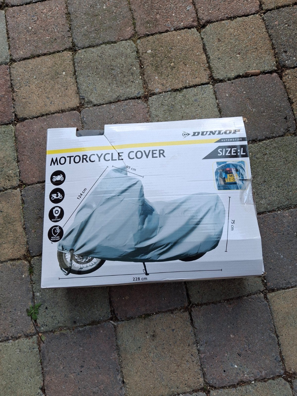 Dunlop Motorhoes Maat L - Bescherming voor uw motor, Ophalen, Nieuw