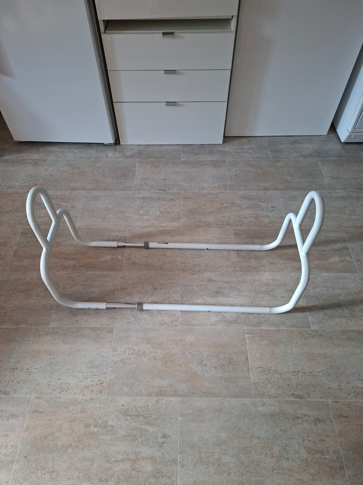 Dubbele bedbeugel verschuifbaar zgan, Ophalen