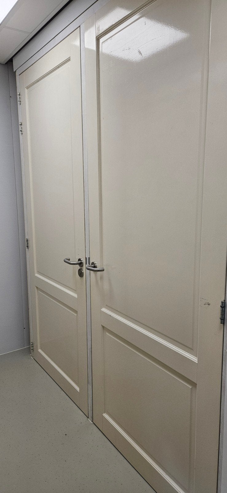 3 stuks deuren, binnendeuren, crème wit, Ophalen, Gebruikt, 80 tot 100 cm, 215 cm of meer