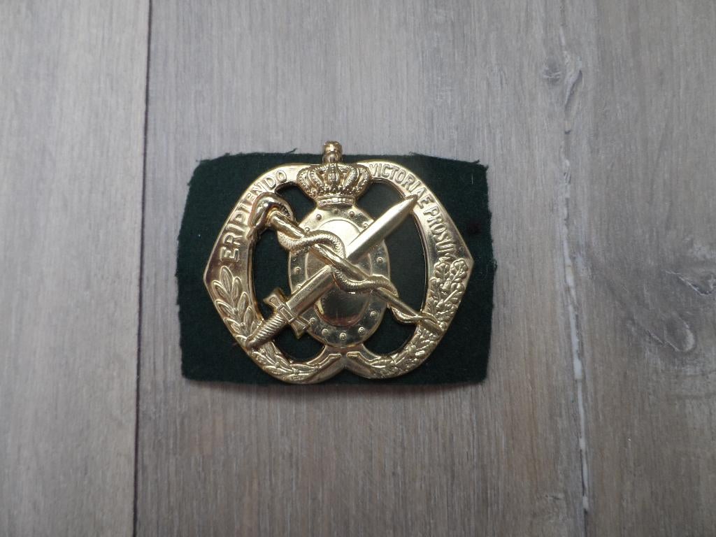 Baret embleem met ondergrond GNK, nieuw, Verzamelen, Militaria | Algemeen, Ophalen of Verzenden, Landmacht, Nederland, Embleem of Badge