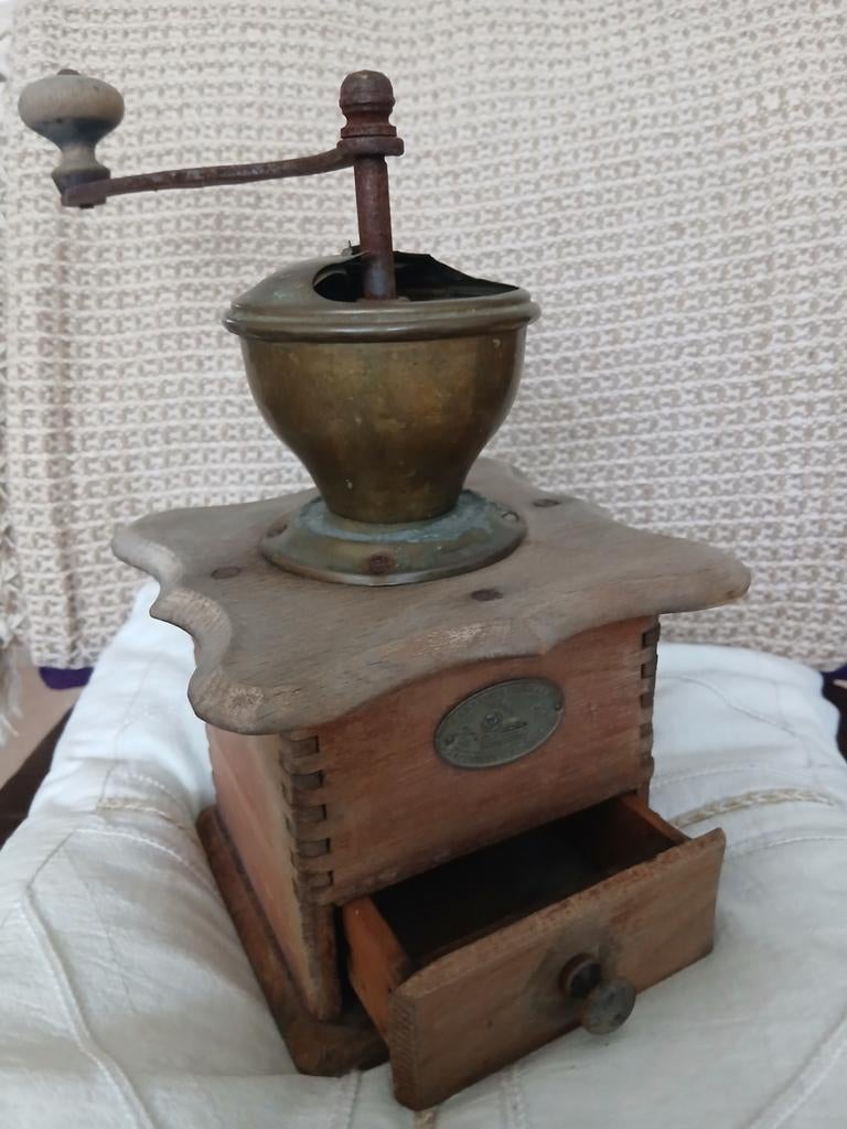 Antieke koffiemolen - Zassenhaus - Gegarandeerde Ware, Antiek en Kunst, Ophalen of Verzenden