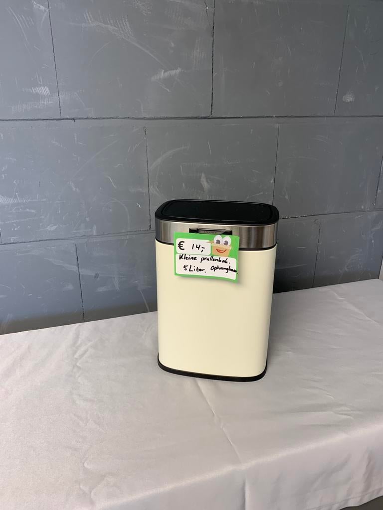 Prullenbak 5 Liter Staand en hangend model, Ophalen, Nieuw, Minder dan 10 liter, Nb