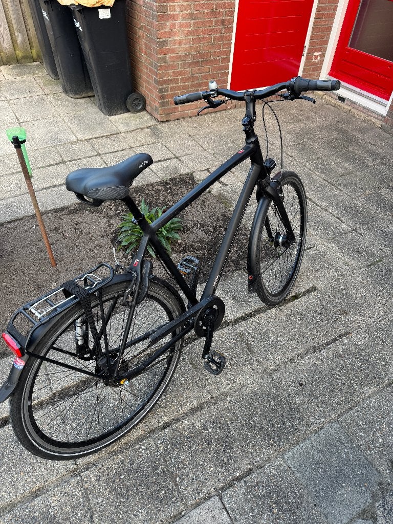 KOGA F3 herenfiets 28" – framemaat 60 – mat zwart, Gebruikt, Velgrem, Versnellingen, 57 tot 61 cm