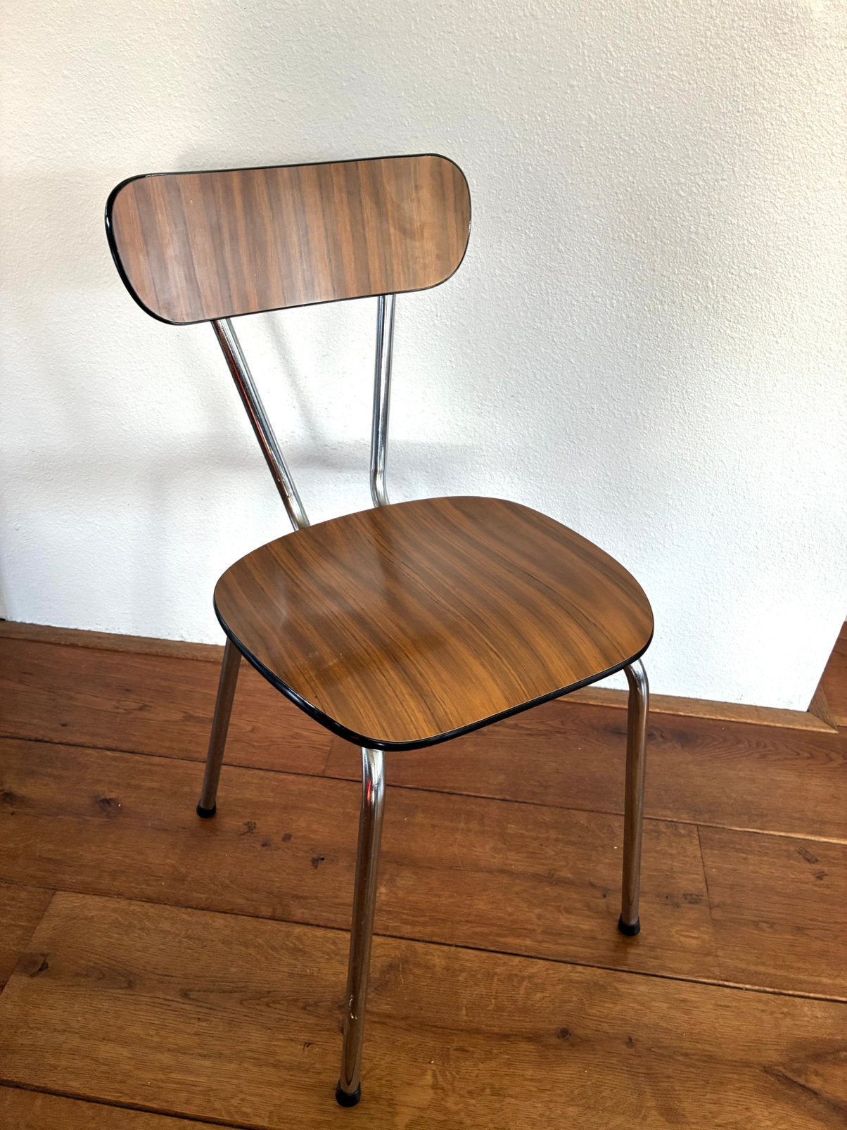 Prachtige retro vintage bruine stoel, Ophalen, Zo goed als nieuw, Bruin, Eén