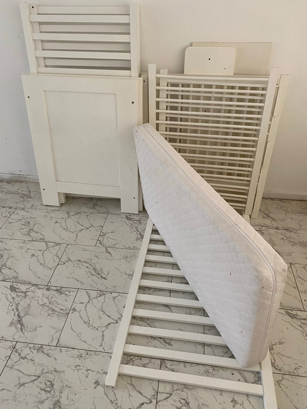 Witte baby box, Ophalen, Gebruikt