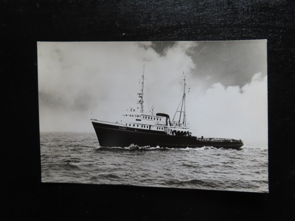 ansichtkaart sleepboot "Clyde" Smit & co, Verzamelen, Scheepvaart, Ophalen of Verzenden, Gebruikt, Motorboot, Kaart, Foto of Prent