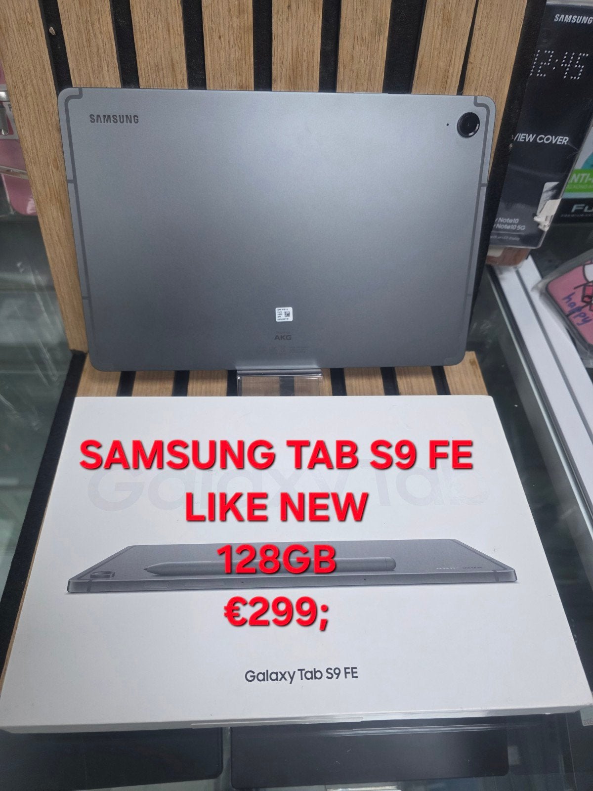 Samsung Galaxy Tab S9 FE ZGAN - 128GB, Computers en Software, 10 inch, Ophalen of Verzenden, Zo goed als nieuw, Samsung