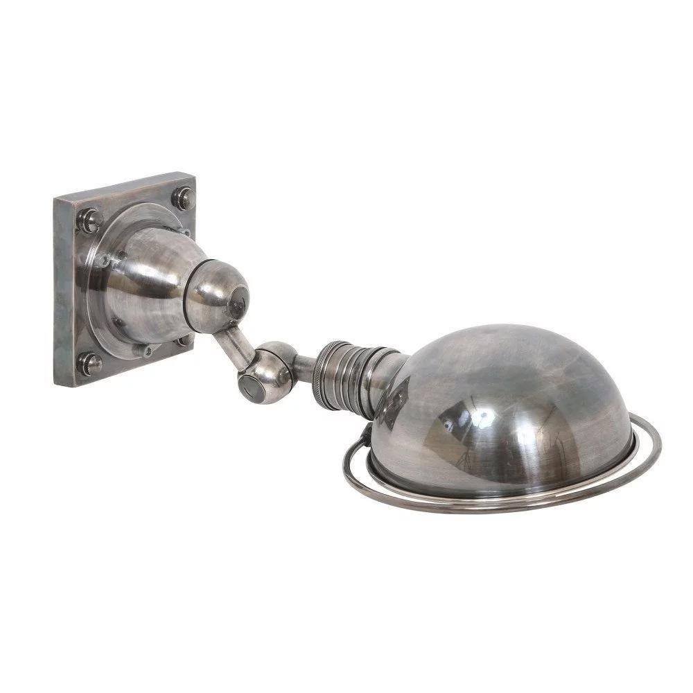 3x Canberra Vintage Antieke Zilveren Muurlampen - Uitstekend, Ophalen of Verzenden, Zo goed als nieuw, Metaal, Vintage, Antiek