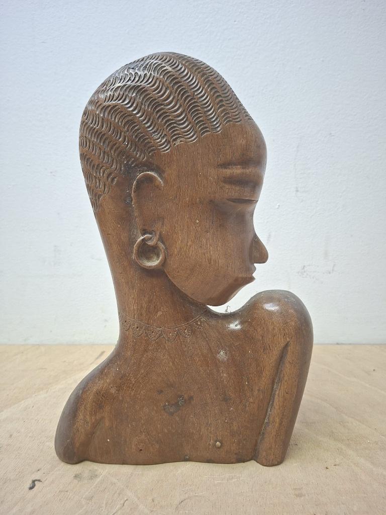 Art deco houten beeld – stijl van Hagenauer Werkstätten, Houtsnijwerk, Art deco, Ophalen of Verzenden, 20 - 50 cm