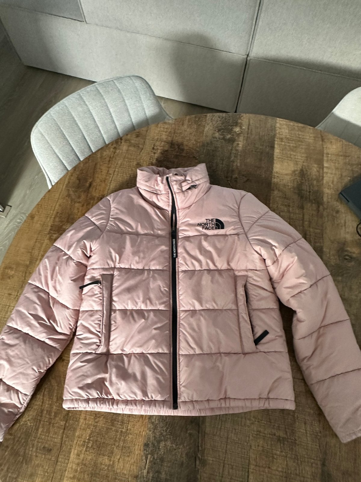 The North Face Puffer Jacket jas roze maat m, Kleding | Dames, Ophalen of Verzenden, Gedragen, Maat 38/40 (M), Roze