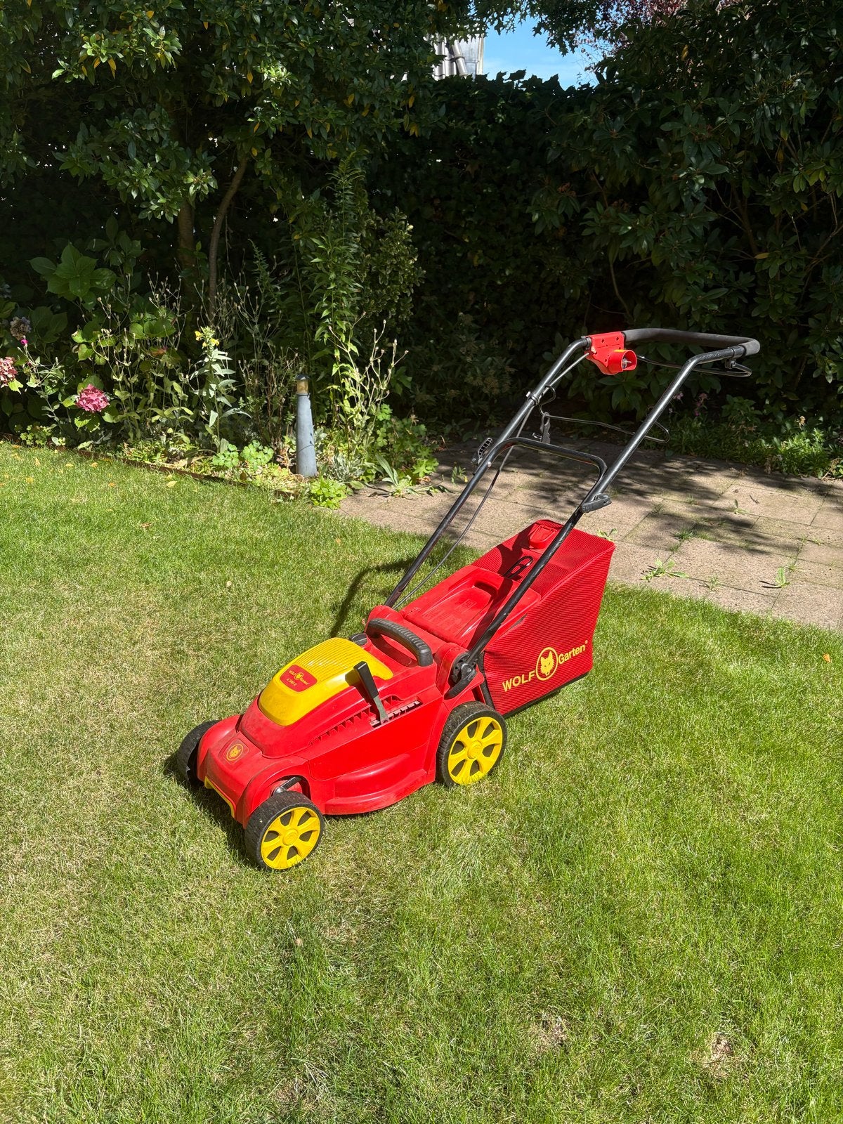 WOLF-Garten Grasmaaier - Elektrisch met Opvangzak, Ophalen, Cirkelmaaier, Gebruikt, Elektrische grasmaaier