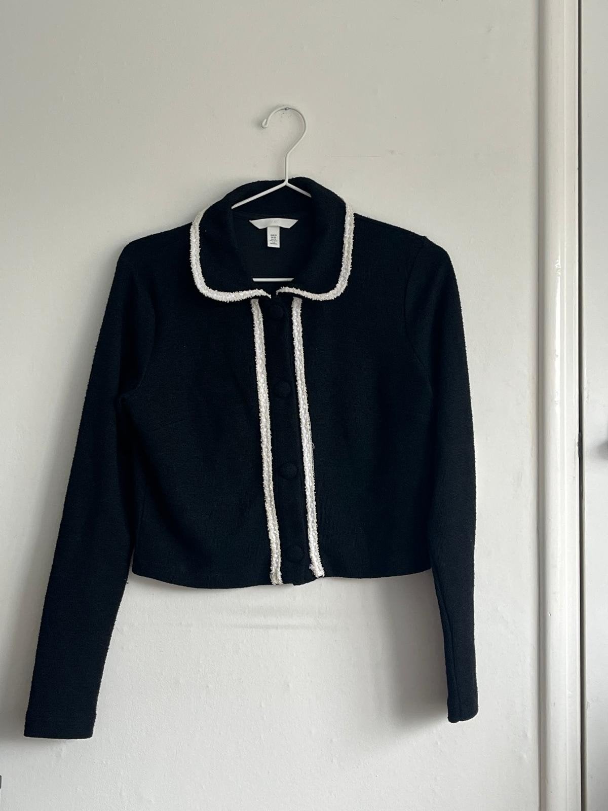H&M vestje zwart XS, Kinderen en Baby's, Kinderkleding | Maat 176, Ophalen of Verzenden, Zo goed als nieuw, Meisje, Trui of Vest