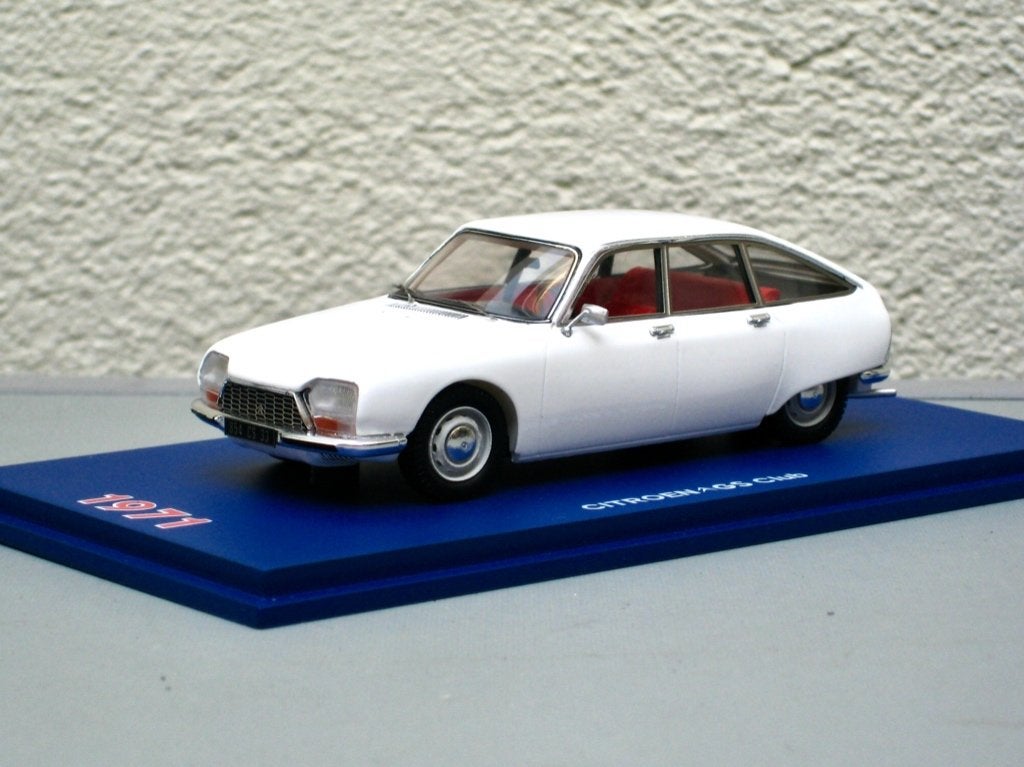 Citroen GS Club 1972 wit Milezim 1:43, Ophalen of Verzenden, Nieuw, Auto, Overige merken