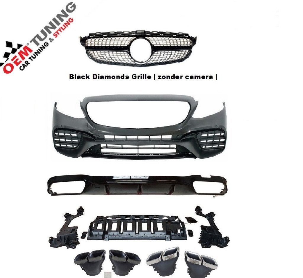 Bodykit geschikt voor E-Klasse W213 S213 | E63 Style no cam