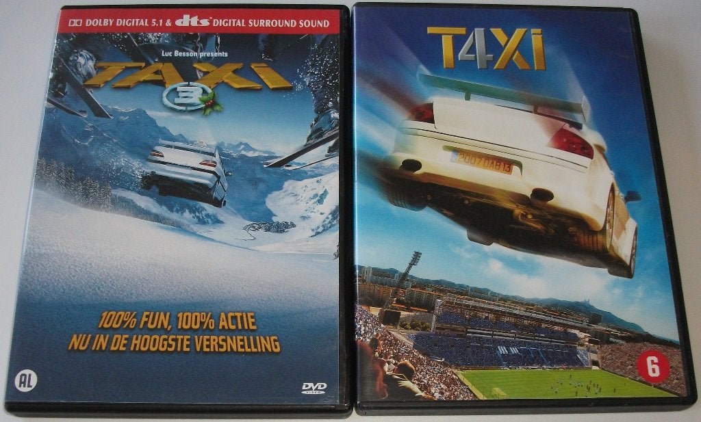 Dvd *** TAXI *** Deel 3 + 4, Cd's en Dvd's, Alle leeftijden, Ophalen of Verzenden, Zo goed als nieuw, Actie