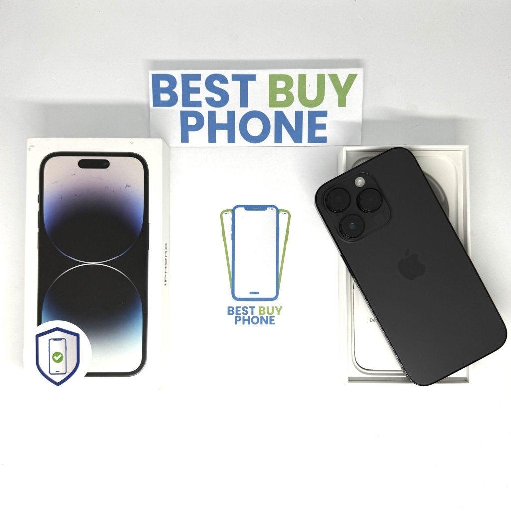 iPhone 14 Pro 128GB zwart /ongebruikt + 12 maanden garantie, Apple, Zwart, Zonder simlock, 128 GB