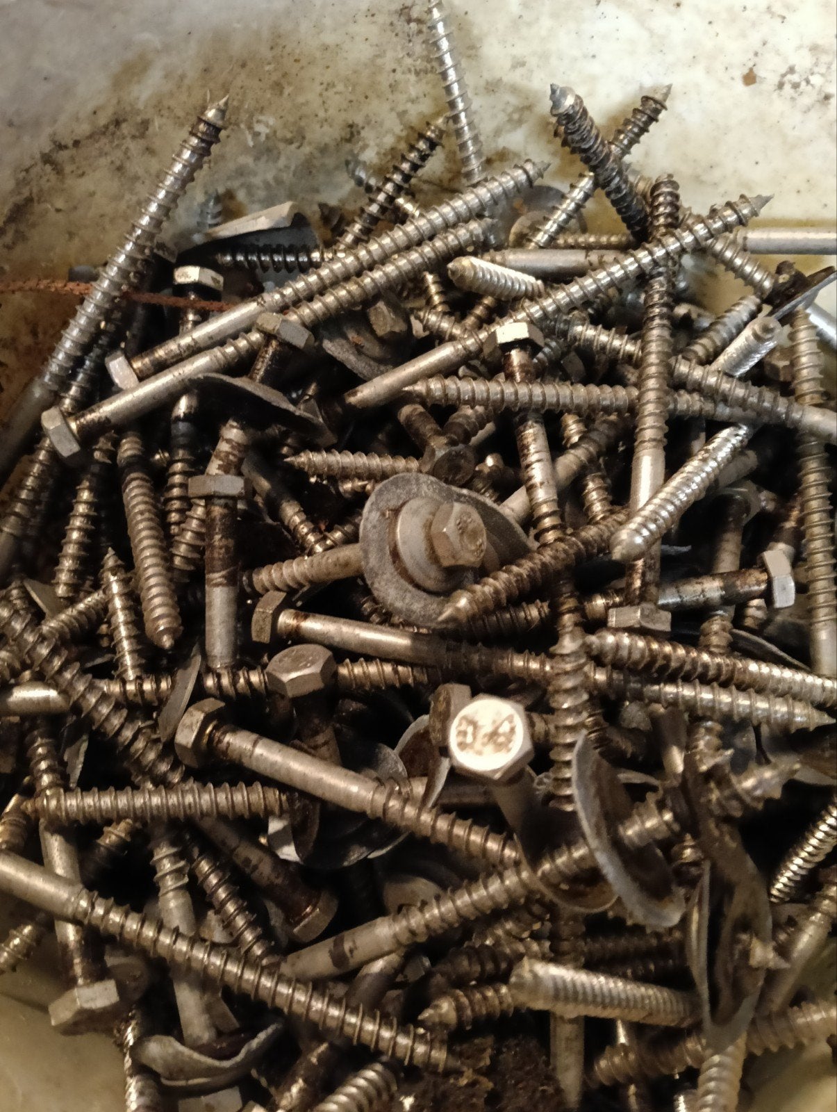Rvs golfplaten bouten. 110mm 100 stuks, 100 tot 250 mm, Schroeven, Nieuw, Ophalen of Verzenden