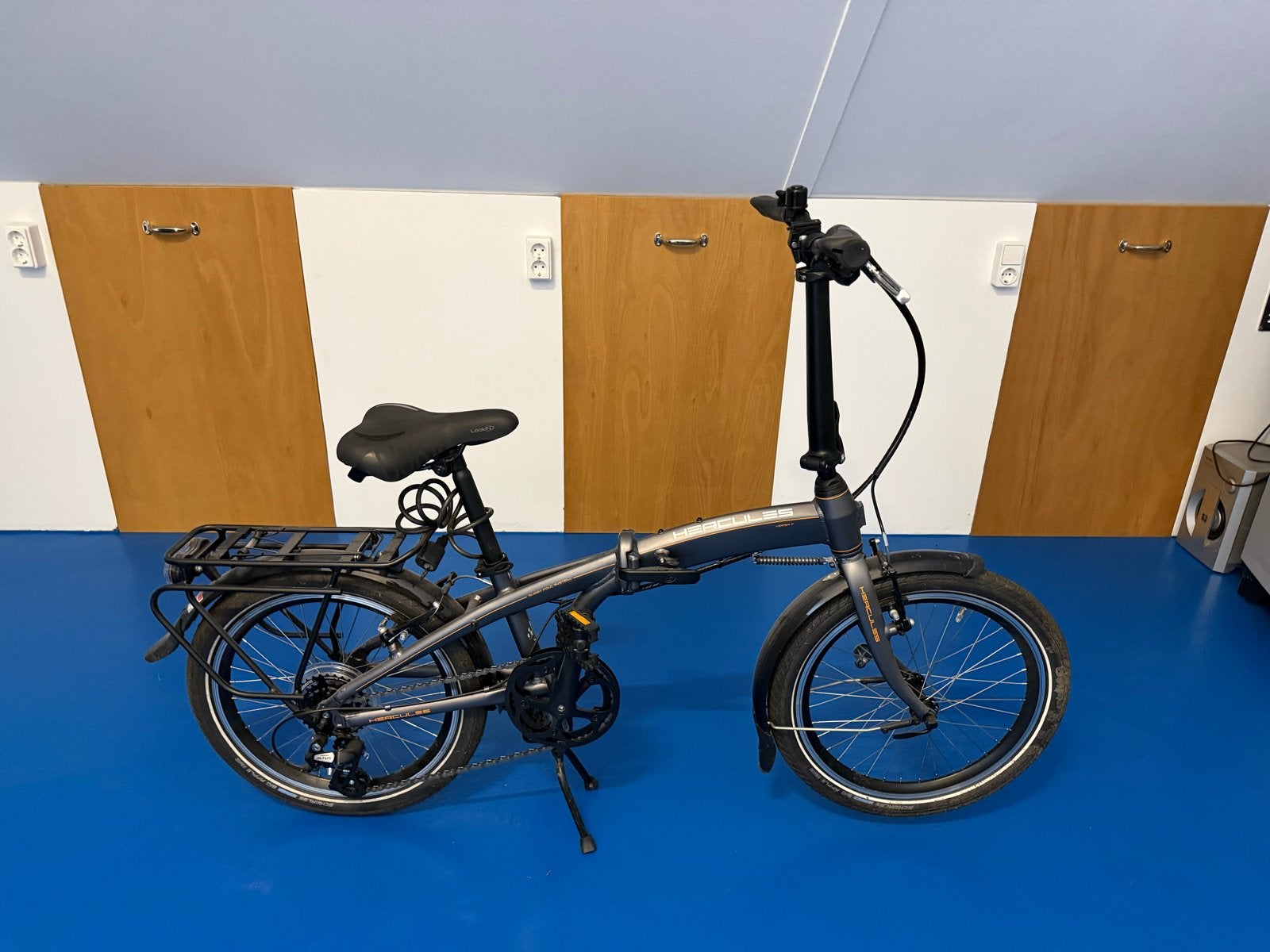 Hercules Versa 7 opvouwbare fiets - Zo goed als nieuw, 20 inch of meer, Velgrem, Versnellingen, Zo goed als nieuw