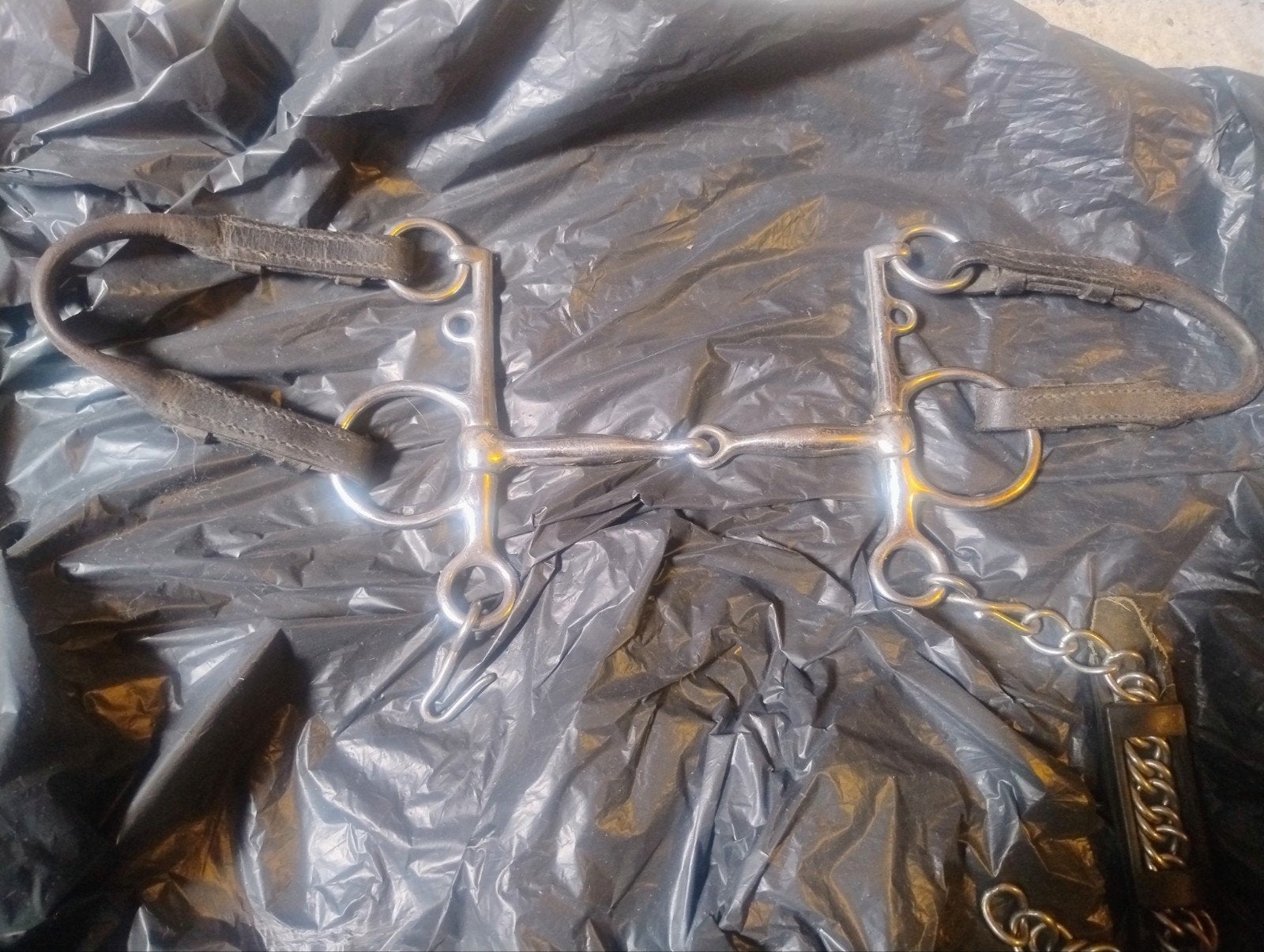 pelham bit met kinketting, Ophalen, Bit