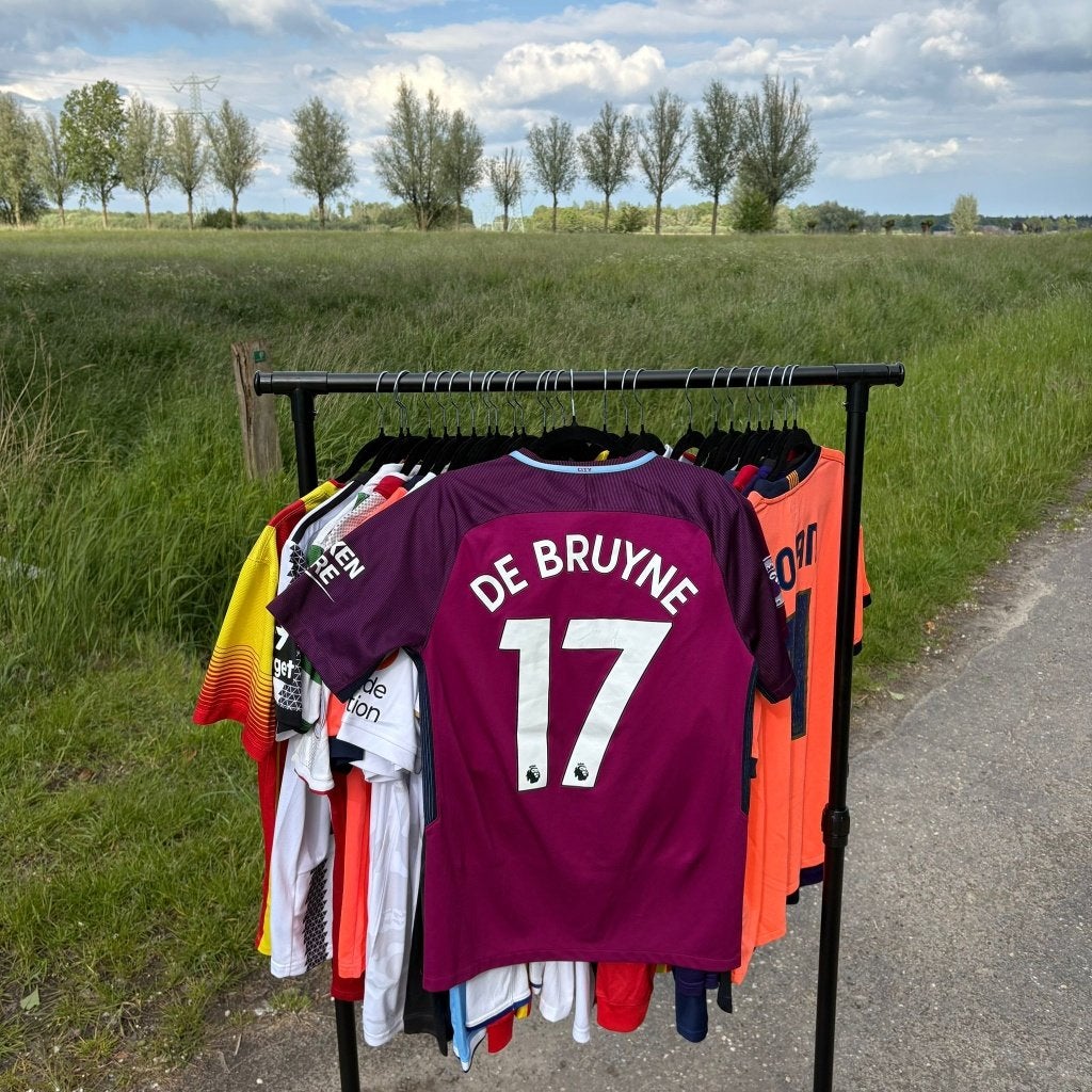 Origineel Manchester City 2017-18 Uit shirt - De Bruyne #17, Overige kleuren, Nike, Ophalen of Verzenden, Voetbal