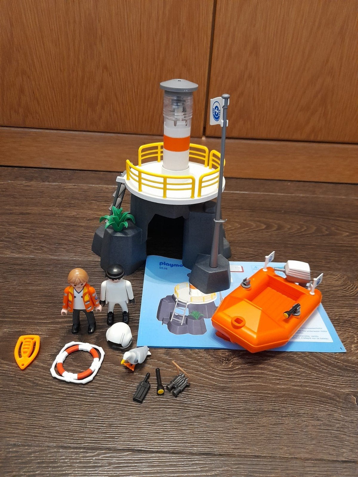 Playmobil 5626 – Vuurtoren met reddingsboot, Ophalen of Verzenden, Zo goed als nieuw, Compleet, Complete set