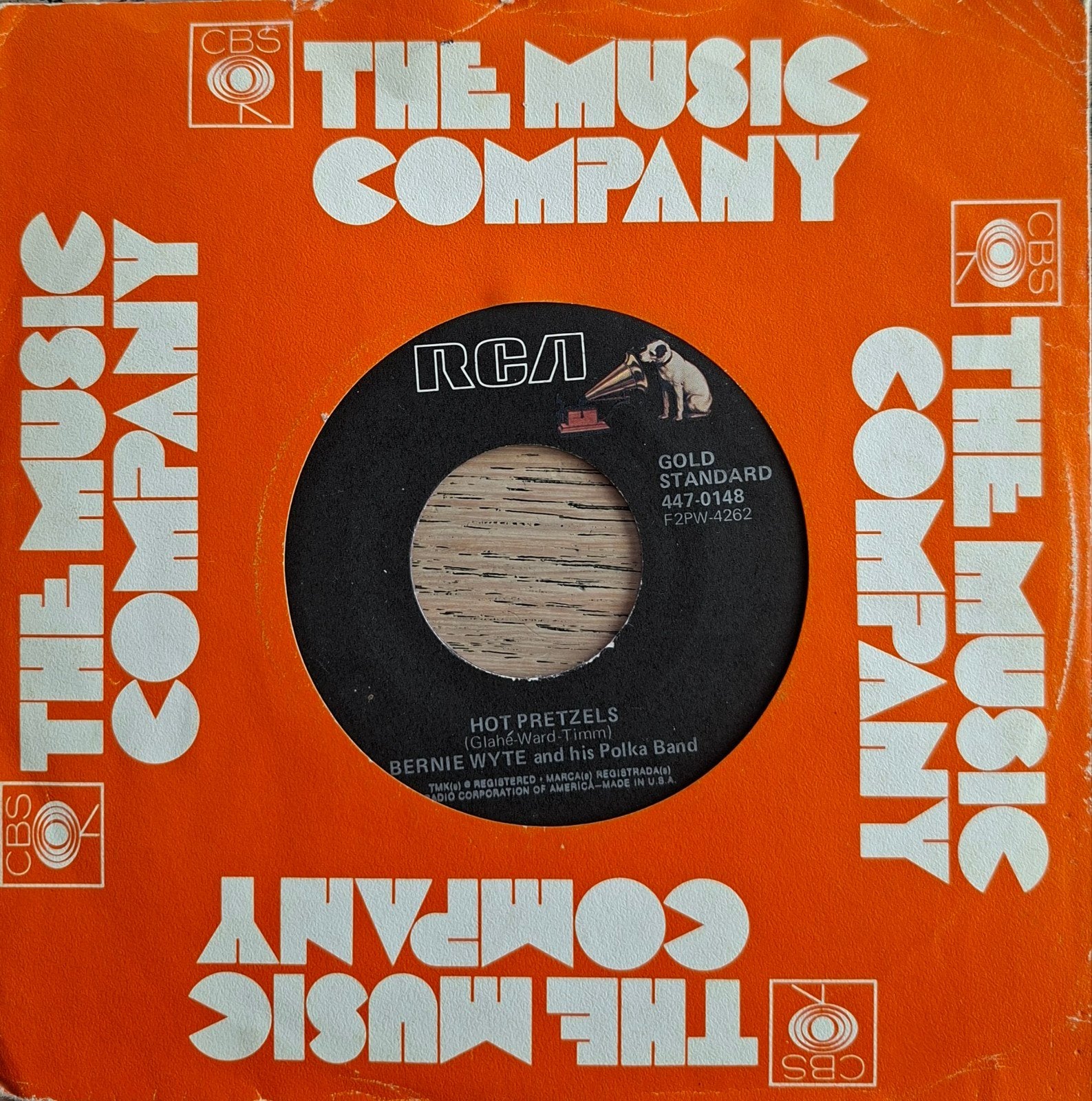 Bernie Wyte and his Polka Band - Hot pretzels (1962), 7 inch, Single, Ophalen of Verzenden, Zo goed als nieuw