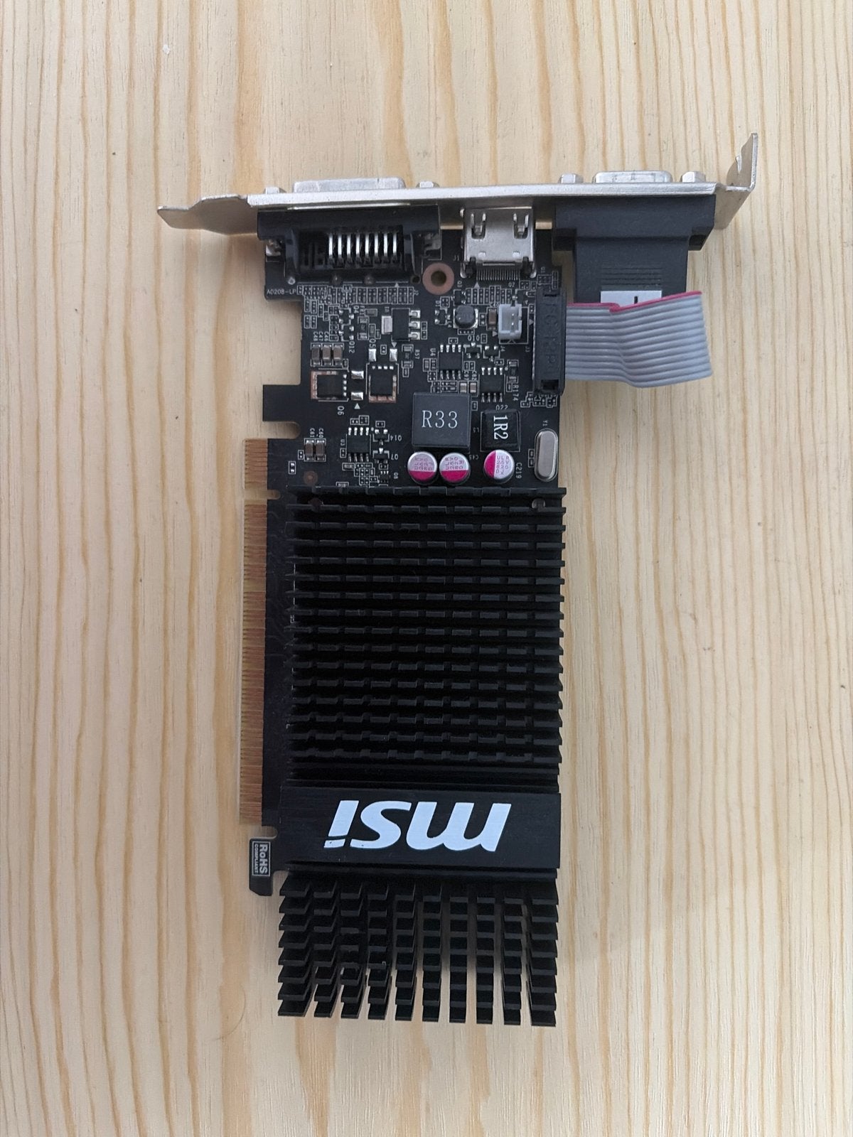 MSI GT 720 2GB DDR3 Low Profile Videokaart - Geruisloos, Ophalen of Verzenden, Gebruikt