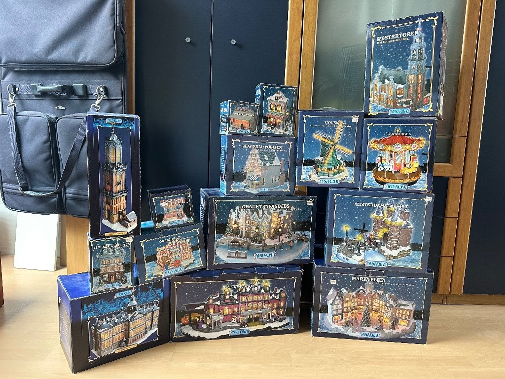 Volledig kerstdorp ‘typisch hollands’, Ophalen, Zo goed als nieuw