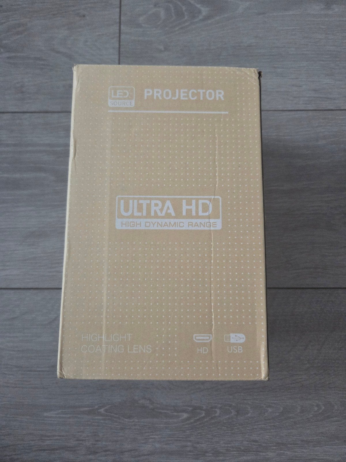 HY300 Mini LED Projector - Ultra HD Smart Projector, Audio, Tv en Foto, Beamers, Ophalen, LED, Zo goed als nieuw, HY300