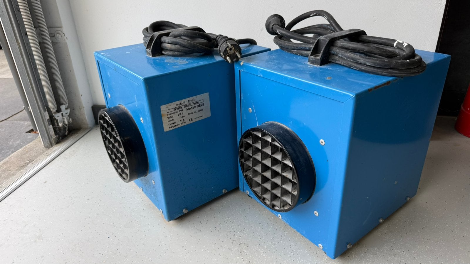 Bouwdroger Dryfast DE25 Draagbare Elektrische Kachel 3kW, Ophalen, 30 tot 80 cm, Gebruikt, Kachel