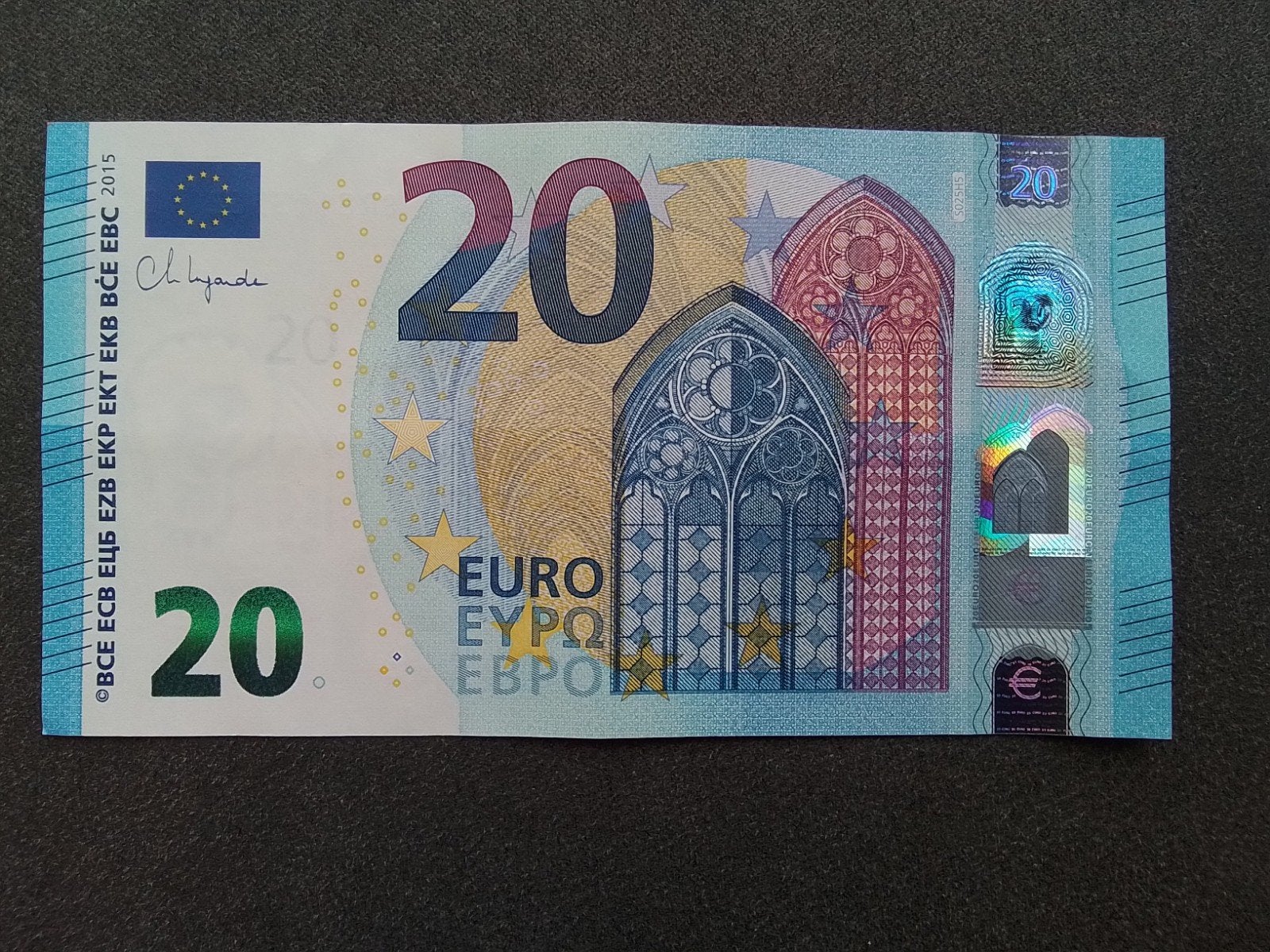 20 eurobiljet 2015 UNC en non meer eurobiljeten zie foto"s, Ophalen of Verzenden, Overige landen, 20 euro, Los biljet