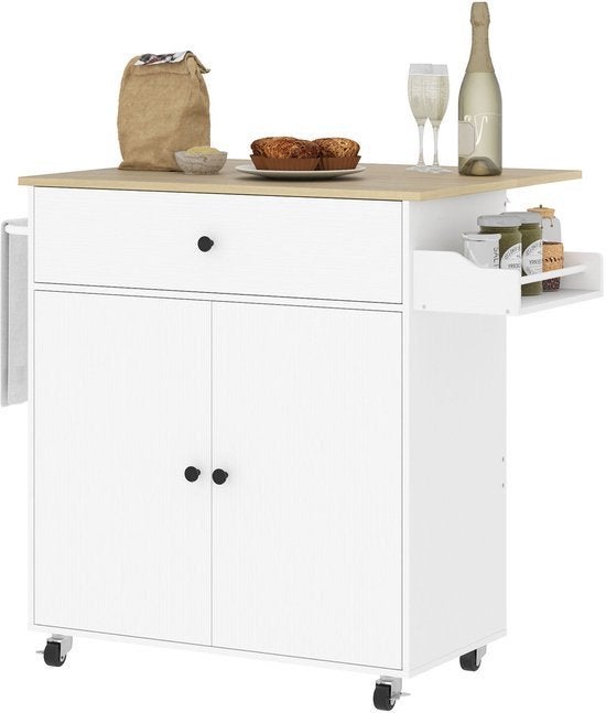 Keukentrolley – Keukenwagen – Serveerwagen – Werktafel, Corvance B.V., Verzenden, Nieuw, Corvancebol@gmail.com