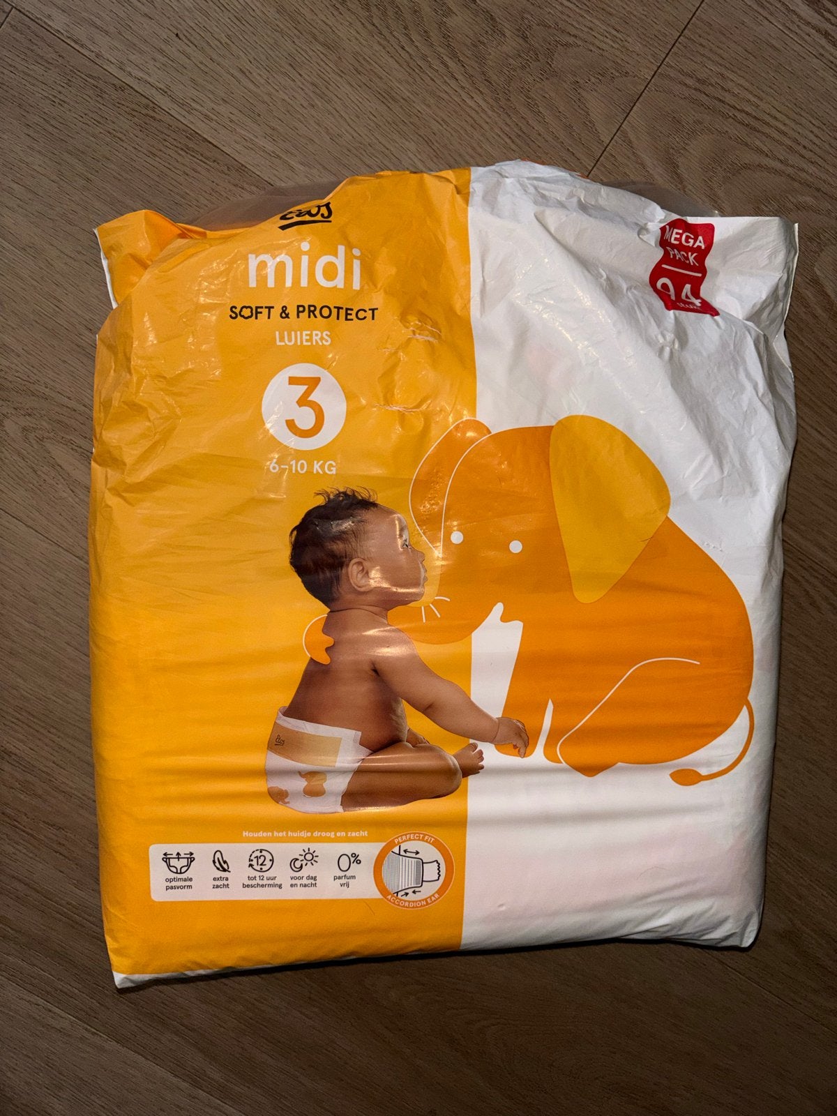 Half pak etos luiers maat 3, Ophalen, Nieuw