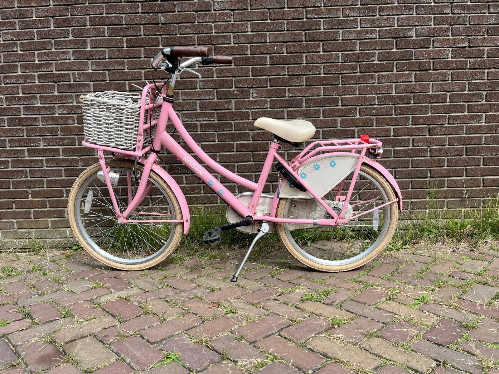 Roze 22 inch meisjesfiets met 3 versnellingen, Ophalen of Verzenden, Gebruikt, 22 inch, Versnellingen