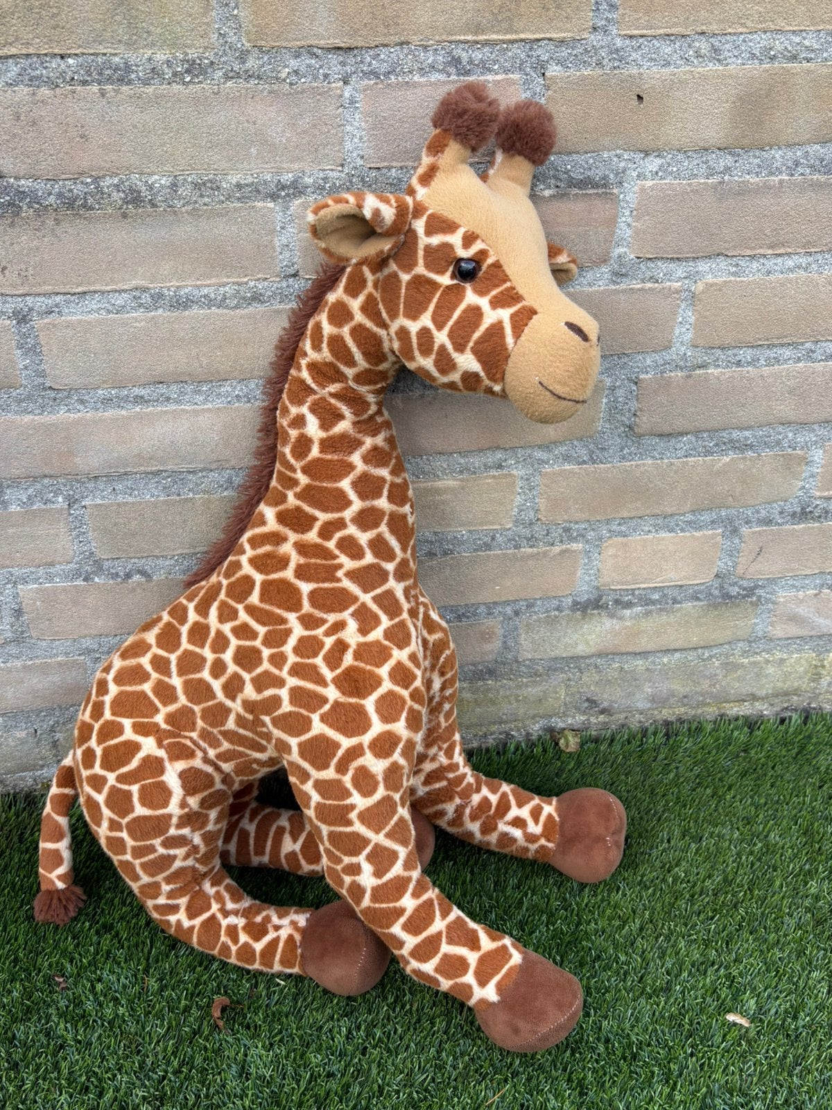 Grote giraf knuffel – 75 cm, Kinderen en Baby's, Speelgoed | Knuffels en Pluche, Ophalen, Zo goed als nieuw, Overige typen