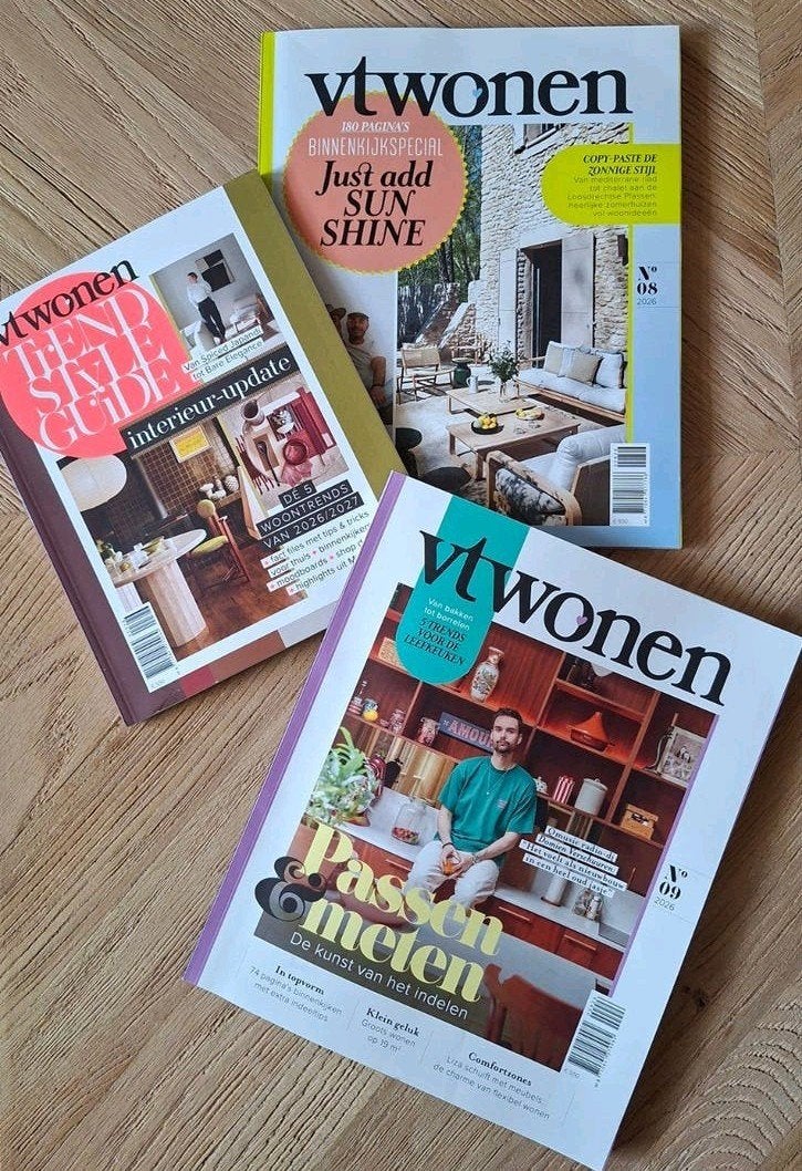 2x VT WONEN nr. 8 en 9/ 2026 & Trend STYLE GUIDE 2026/2027, Ophalen of Verzenden, Zo goed als nieuw, Overige typen