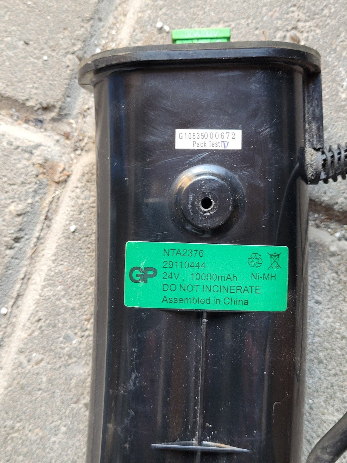 Banaan accu NTA 2376, Ophalen of Verzenden, Gebruikt