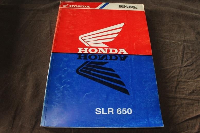 Honda SLR650 motorcycle shop manual handboek SLR 650, Ophalen of Verzenden, Honda
