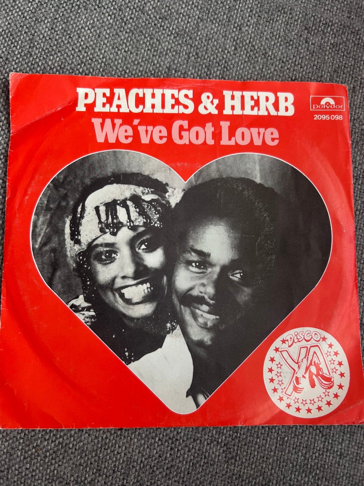 Peaches & Herb We’ve Got Love, Cd's en Dvd's, Vinyl Singles, 7 inch, Single, Ophalen of Verzenden, Zo goed als nieuw