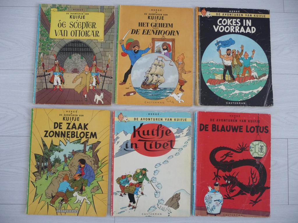 12 stripboeken van KUIFJE, Meerdere stripboeken, Ophalen of Verzenden, Gelezen