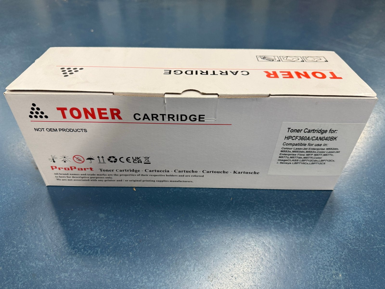 Toner Cartridge HPCF360A/CAN040BK - Compatibel, Ophalen of Verzenden, Nieuw, Toner