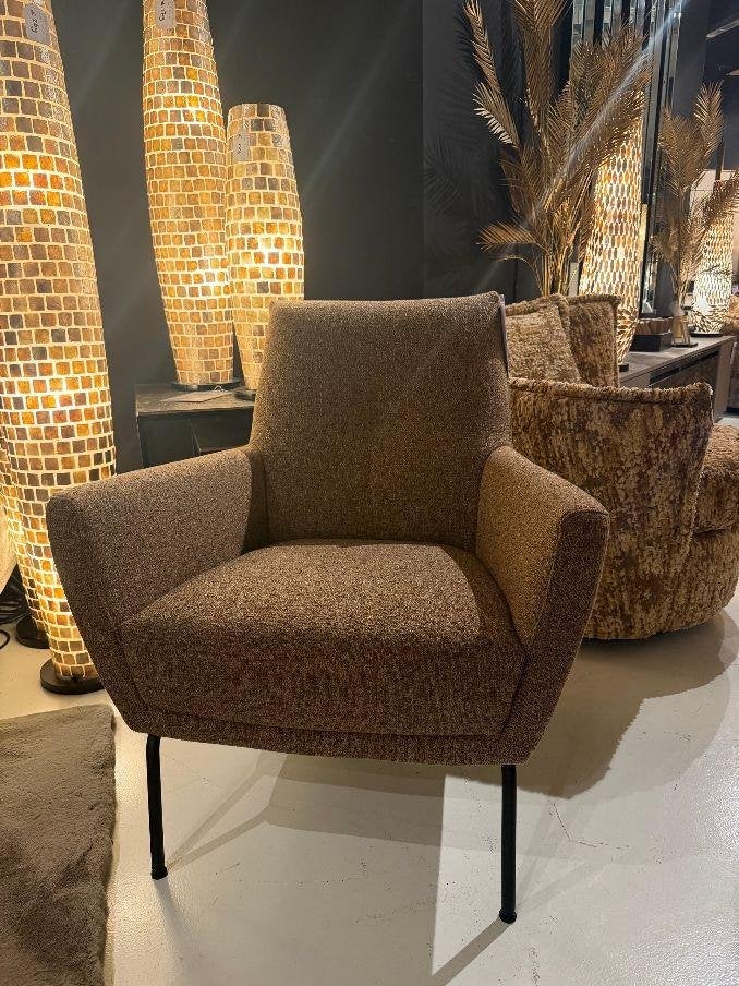fauteuil, hotel sjiek, stoer en sober, industrieel, Huis en Inrichting, Ophalen, Nieuw, 75 tot 100 cm, 75 tot 100 cm