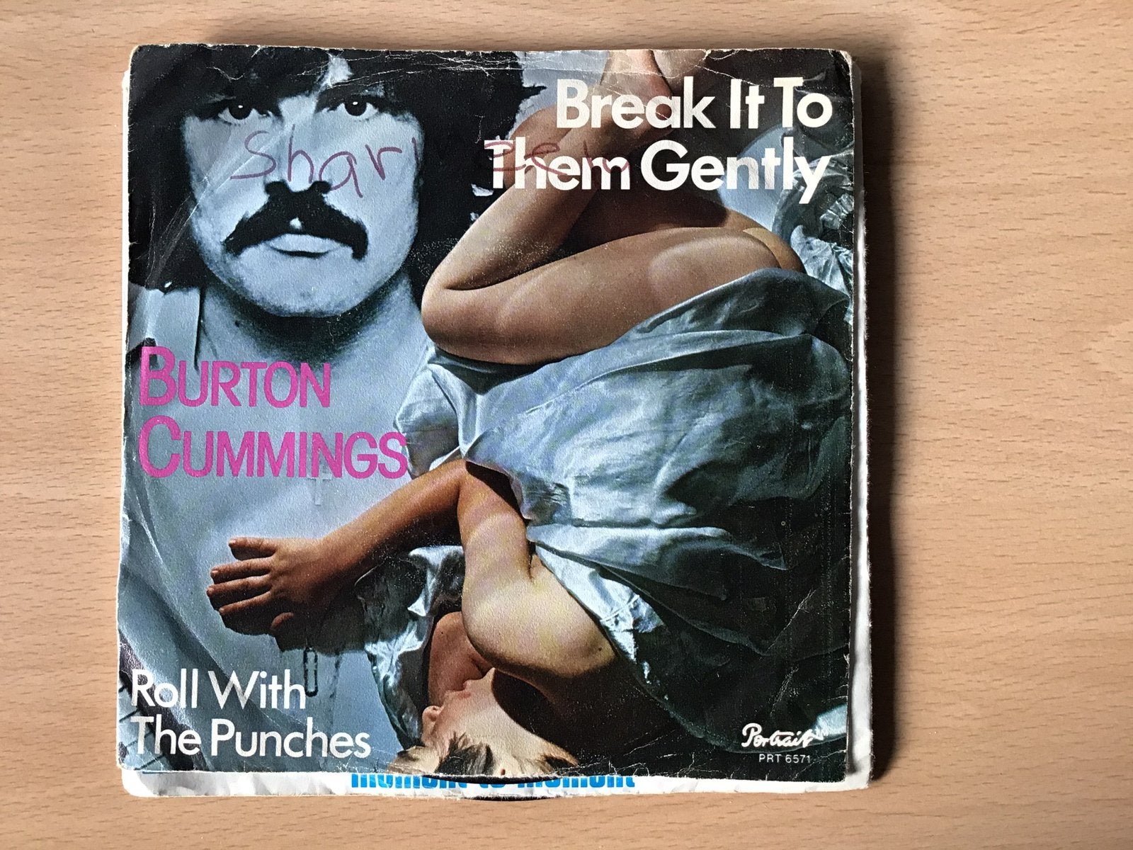 Bert Cummings-Break it to them gently. Vinyl single., Ophalen of Verzenden, Gebruikt, Pop