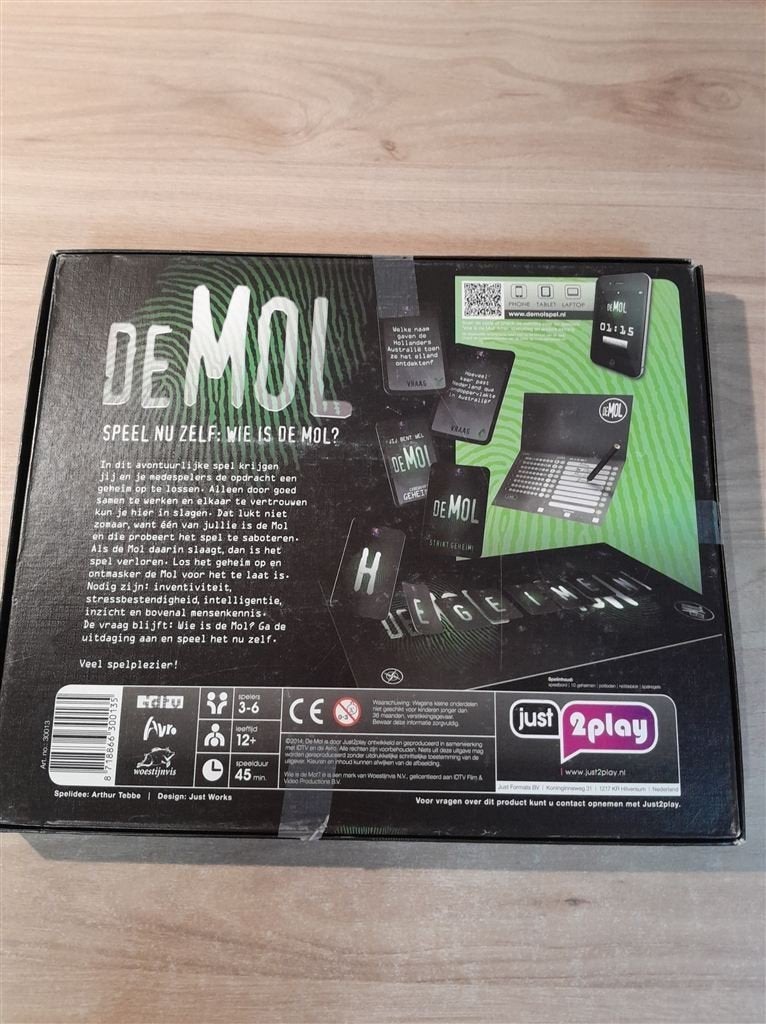 de mol - wie is de mol - s6285, Verzenden, Zo goed als nieuw