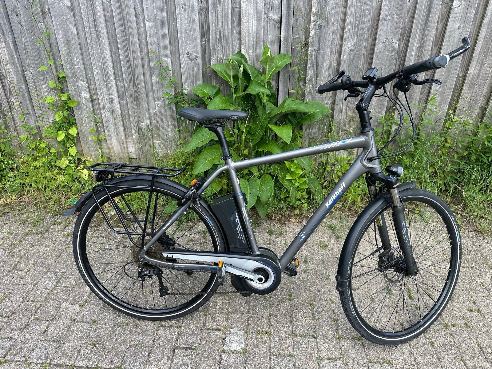 Kalkhoff elektrische herenfiets - 17AH accu - 2000km, Fietsen en Brommers, Elektrische fietsen, Zo goed als nieuw, Overige merken