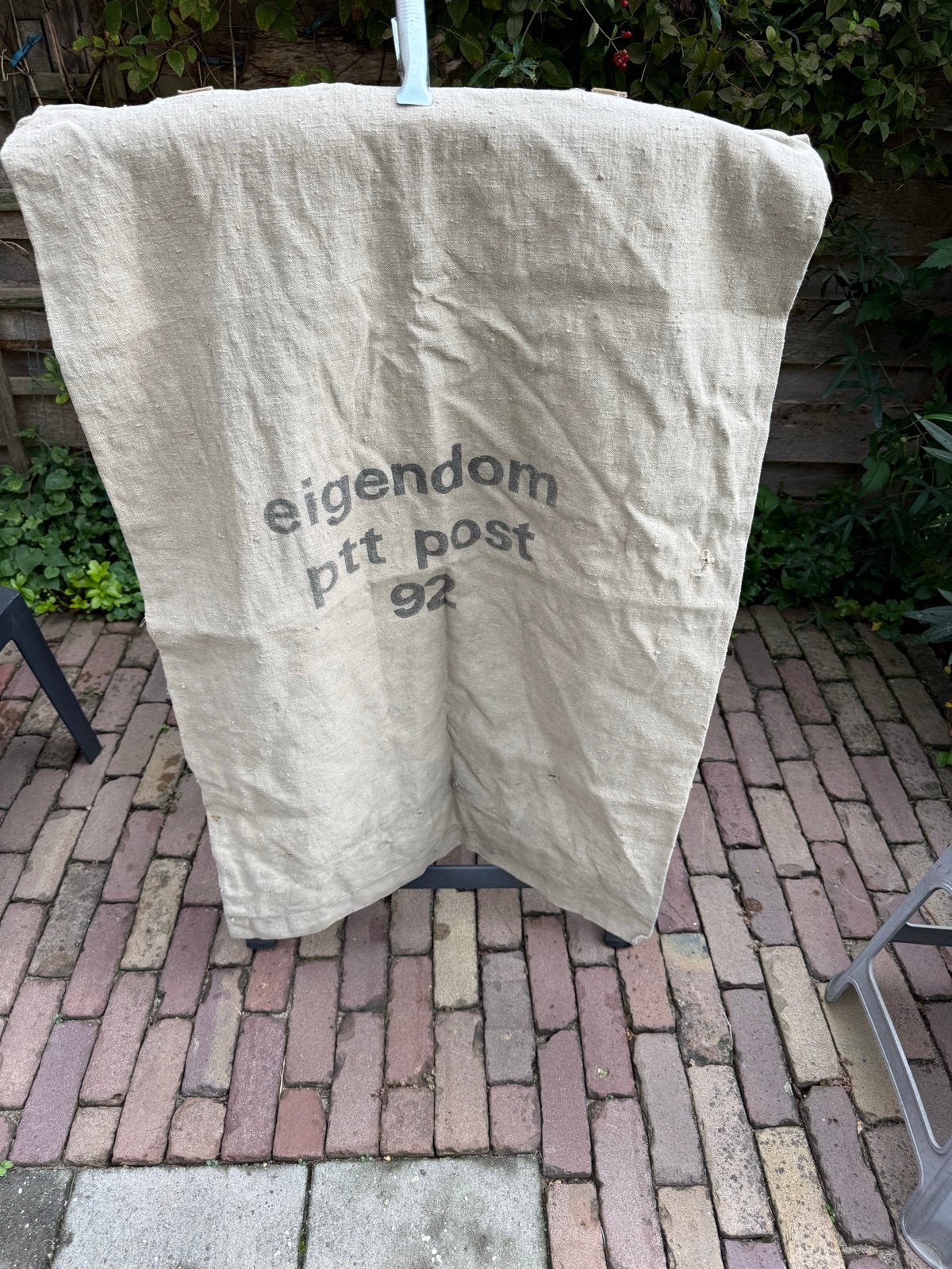 Oude PTT Postzak uit 1992 - Vintage Collectie, Ophalen of Verzenden, Gebruikt